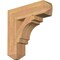 Ekena Millwork Merced Craftsman Smooth Bracket, Western Red Cedar, 5 1/2"W x 22"D x 22"H BKT06X22X22MRC04SWR - alternate 1